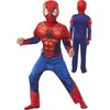 Rubies Boland Traciks Karnavalinis kostiumas Marvel Spiderman Raudon kostiumo puošni suknele M 110-116 cm (5-6 m.)