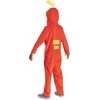 Karnavalinis kostiumas Pokemon Fuecoco kostiumas oranžinis maskuoklis 127-136 cm (7-8 metai) Kigurumi
