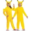 Disguise Karnavalinis kostiumas Pokemon Pikachu kostiumas geltonas Kigurumi maskuotė 127-136 cm (7-8 metai)