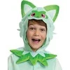 Karnavalinis kostiumas Pokemon Sprigatito kostiumas žalias maskavimas 127-136 cm (7-8 metai) Kigurumi