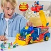 „SuperThings“ gelbėjimo sunkvežimis 2in1 automobilis, gelbėjimo sunkvežimis + kolekcinė figūrėlė, šviesos ir garso efektai