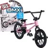 Tech Denio mažo pirštų dviračio komplektas BMX mini pirštų dviratis Cult rožinis + lipdukai