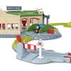 Mattel Tomek i Przyjaciele Rinkinys torów Zajezdnia Domkowo 253 cm + Tomek i Harold