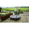 EXIT Tiggy Junior trampoline with bar ø140cm - juodas/žalias