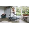 EXIT Tiggy Junior trampoline with bar ø140cm - juodas/žalias