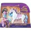 Unicorn Academy Unicorn Academy Set Figūros Layla &amp; Glacier mergina ir vienaragis + priedai