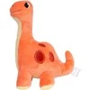 Small Foot Žavingas mielas oranžinis dinozauro formos pliušinis žaislas, 17 cm
