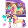 Unicorn Academy Unicorn Vienaragis Academy Vienaragis Akademijos figūrėlės Ava &amp; Leaf mergaitė ir vienaragis + priedai