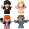 Fisher Price Wednesday Rinkinys figurki kolekcjonerskie 6 cm Enid Sinclair Dr Valerie Kinbott potwór Hyde