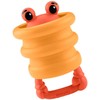 Mattel Zabawka sensoryczna grzechotka kūdikiams Krab su silikonową sprężynką
