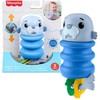 Mattel Zabawka sensoryczna grzechotka kūdikiams Mors su silikonową sprężynką