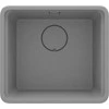 Granitinė virtuvinė plautuvė Deante Momi, ZKM_S10A, Metallic pilkas