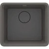 Granitinė virtuvinė plautuvė Deante Momi, ZKM_T10A, Anthracite metallic