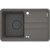 Granitinė virtuvinė plautuvė Deante Momi, ZKM_T11A, Anthracite metallic