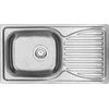 Virtuvinė plautuvė Deante Doppio ZEN 0113, satin