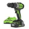 Suktuvas-gręžtuvas Greenworks GD24DD35; 24 V (be akumuliatoriaus ir pakrovėjo)