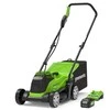 Greenworks gd24lm33K4 24V 33cm vejapjovė (su 4Ah akumuliatoriumi ir krovikliu)