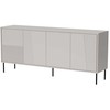 Cama Meble Kombinuota Komoda - Smeg 200x45x88 Kreminė Matinė