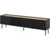 Laikiklis Cama Meble Televizoriaus Spintelė - Onda 200x40x35-54 Juoda