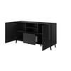 Cama Meble Baldai - Abeto Komoda 150x42x82 Blizgi Juoda