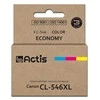 Rašalo kasetė - Actis KC-546 suderinama su Canon CL-546XL Supreme, 15 ml, 180 puslapių, magenta, mėlyna, geltona