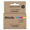 Spausdintuvo Rašalas - Actis KH-653CR, Pakaitinis HP 653XL, 18 ml, 300 Puslapių, Spalvotas