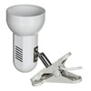 Activejet Clip-on stalinis šviestuvas, baltas, metalinis, E27 sriegis