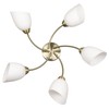 Lamp Klasikinis liustra pakabinamas lubinis šviestuvas Activejet BENITA Patina 5xE27 svetainei