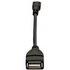 Adapteris microUSB - USB OTG Akyga - 12cm