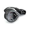 MicroConnect GEMBIRD PC-SFC14M-01 Gembird maitinimo adapterio laidas C14 vyriškas -> schuko moteriškas