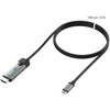USB adapteris j5create j5create JCC157 1,79 m USB tipas -C HDMI Juodas, Pilkas
