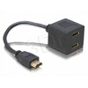 DELOCK Adapteris HDMI kištukas prie 2x HDMI lizdo