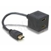 DELOCK Adapteris HDMI kištukas prie 2x HDMI lizdo