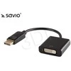 Savio CL-91 vaizdo kabelio adapteris 0,2 m DisplayPort DVI Juodas