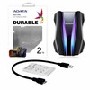 ADATA Išorinis kietasis diskas | HD770G | 2000 GB | USB 3.2 Gen1 (atgalinis suderinamas su USB 2.0) | Juodas | Suderinamumas su konkrečiais pagrindiniais įrenginiais gali skirtis ir gali būti paveiktas sistemos aplinkos. Norint prijungti per USB 2.0, reikia prijungti du USB jungtys, kad būtų pakankamai energijos. Reikės USB Y kabelio.