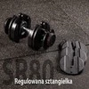 Reguliuojamas hantelis HMS SR80