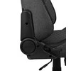 Žaidimų Kėdė - Aerocool Crown AeroWeave Paminkštinta Sėdynė Juoda