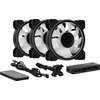 Ventiliatoriai - Aerocool Mirage 12 ARGB Pro 12 cm Juodi