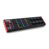 MIDI Valdiklis - AKAI LPD 8 MKII 8 mygtukai 8 rankenėlės Raudona/Juoda
