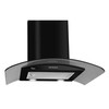 Gartraukis Cooker hood chimney AKPO WK-4 LARGO ECO 50 JUODA (399,1 m3/h, 500mm, juodos spalvos)