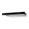 Gartraukis Stalčius AKPO WK-7 LIGHT GLASS 50 INOX JUODA (265,5 m3/h, 500mm, inox spalva)