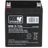 Mw Power MWPower MW 12V 5Ah F2(250) AGM akumuliatorius, 6-9 metai