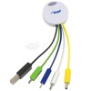 Adapterių raktų pakabukas USB 5in1 Akyga AK-AD-51