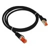 Patch-cord F/UTP kat.6 PVC 0.25m juoda ALANTEC