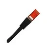 Alantec KKS6CZA0.5 Patch-cord F/UTP cat.6 PVC 0.5m juodas