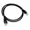 Alantec KKU5CZA1 networking cable Juodas 0.25 m Cat5e U/UTP (UTP)