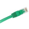 Patch-cord U/UTP kat.5e PVC 0.25m žalia ALANTEC