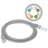 Patch-cord U/UTP kat.5e PVC 3.0m pilka ALANTEC
