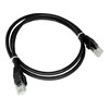 Patch-cord U/UTP kat.6A LSOH 2.0m juoda ALANTEC