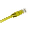 Patch-cord U/UTP kat.6 PVC 0.5m geltona ALANTEC